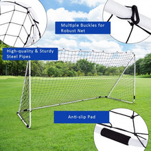 Load image into Gallery viewer, Outdoor Sports Weatherproof Steel Football Goal Net-12&#39; x 6&#39;
