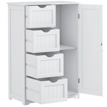 Load image into Gallery viewer, Standing Indoor Wooden Cabinet with 4 Drawers

