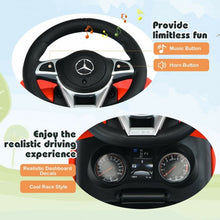 Load image into Gallery viewer, 3-in-1 Mercedes Benz Ride-on Toddler Sliding Car-Red
