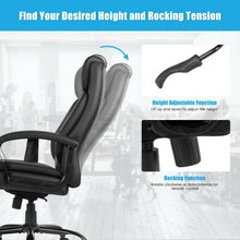 Load image into Gallery viewer, Big &amp; Tall 500lb Massage Office Chair-Black
