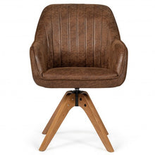 Load image into Gallery viewer, Mid Century Hot-Stamping Cloth Swivel Accent Chair
