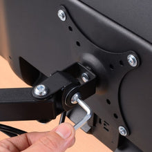 Load image into Gallery viewer, Dual Monitor Arm Desk Table Mount Stand for 2 LCD Fully Swivel Clamp up to 27”
