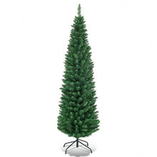 Load image into Gallery viewer, PVC Artificial Slim Pencil Christmas Tree-5&#39;
