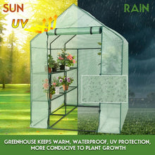 Load image into Gallery viewer, 8 shelves Mini Walk In Greenhouse Outdoor Gardening Plant Green House
