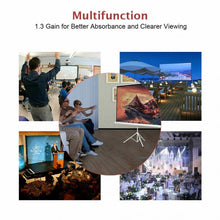 Load image into Gallery viewer, 100&quot; 70 x 70 Portable Square Tripod Screen Projection Projector
