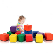 Load image into Gallery viewer, 12 Piece 5.5&quot; Soft Foam Building Blocks

