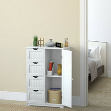 Load image into Gallery viewer, Standing Indoor Wooden Cabinet with 4 Drawers
