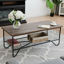 Load image into Gallery viewer, Coffee Accent Cocktail Sofa Side Table Solid Metal Frame
