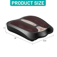 Load image into Gallery viewer, Shiatsu Heated Electric Kneading Foot and Back Massager-Black

