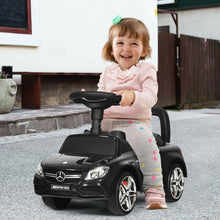 Load image into Gallery viewer, Mercedes Benz Licensed Kids Ride On Push Car-Black
