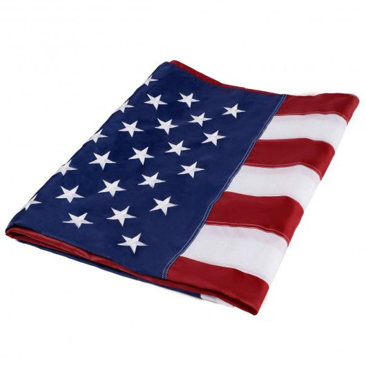 4' x 6' US American Embroidered Flag