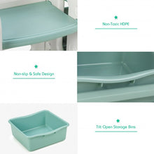 Load image into Gallery viewer, Kids Toy Storage Organizer w/Bins and Multi-Layer Shelf for Bedroom Playroom -GR
