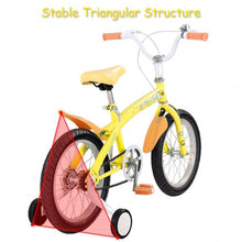 Load image into Gallery viewer, 16&quot; Outdoor Sports Kids Bicycle with Training Wheels Bell-Yellow

