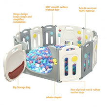 Load image into Gallery viewer, 12 Panel Baby Playpen Kids Activity Play Yard
