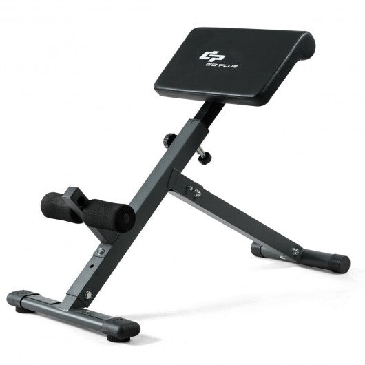 Adjustable Hyperextension Abdominal Exercise Back Bench