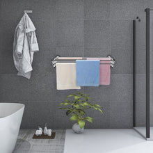Load image into Gallery viewer, Stainless Wall Mounted Expandable Clothes Drying Towel Rack
