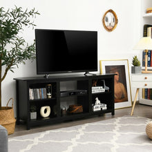Load image into Gallery viewer, 2-Tier Entertainment Media Console Center-Black
