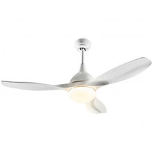Load image into Gallery viewer, Modern 48&quot; Ceiling Fan w/ Dimmable LED Light &amp; Remote Control Reversible Blades
