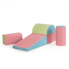 Load image into Gallery viewer, 5-Piece Set Climb Activity Play Safe Foam Blocks-Pink
