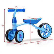 Load image into Gallery viewer, 3 Wheels Kids Riding Toy Balance Walker Bike-Blue
