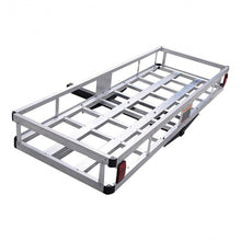 Load image into Gallery viewer, Aluminum Hitch Carrier Truck Luggage Basket Rack
