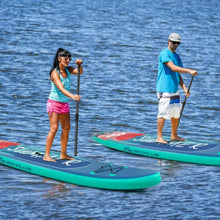 Load image into Gallery viewer, 10 Feet Inflatable Stand Up Paddle Board with Backpack Leash Aluminum Paddle-L
