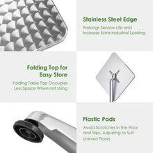 Load image into Gallery viewer, Folding 23.5&quot; Aluminium Square Bar Table Indoor Outdoor Bistro
