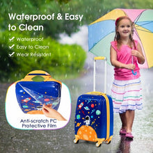 Load image into Gallery viewer, 2PC Kids Luggage Set Rolling Suitcase &amp; Backpack-Navy
