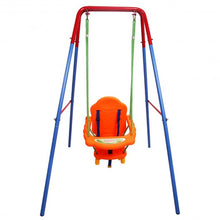 Load image into Gallery viewer, Outdoor Backyard Playground Children Swing Set with Rope
