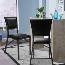 Load image into Gallery viewer, Set of 2 Metal Folding Chair Dining Chairs
