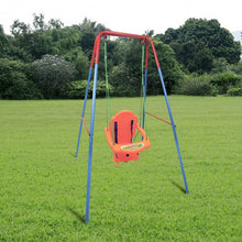 Load image into Gallery viewer, Outdoor Backyard Playground Children Swing Set with Rope
