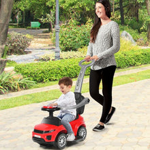 Load image into Gallery viewer, Honey Joy 3 in 1 Ride on Push Car Toddler Stroller Sliding Car with Music-Red
