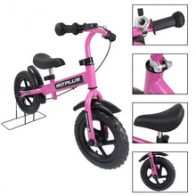 Load image into Gallery viewer, 12&quot; Three Colors Kids Bike Bicycle with Brakes and Bell-Pink
