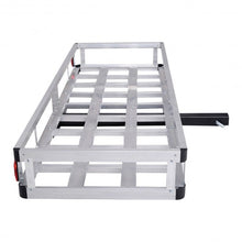 Load image into Gallery viewer, Aluminum Hitch Carrier Truck Luggage Basket Rack

