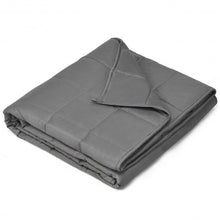Load image into Gallery viewer, 25 lbs Weighted Blankets 100% Cotton with Glass Beads -Dark Gray
