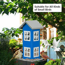 Load image into Gallery viewer, Outdoor Garden Yard  Wild Bird Feeder Weatherproof House-Blue
