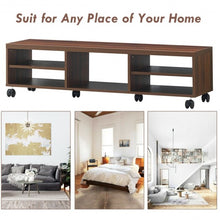 Load image into Gallery viewer, TV Stand Unit Media Center Console Shelf Cabinet-Brown
