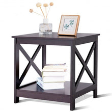 Load image into Gallery viewer, X-Design Display Accent Sofa Side Nightstand Table-Brown
