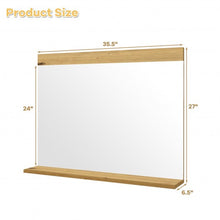 Load image into Gallery viewer, Wall Mirror with Storage Shelf Made in Italy
