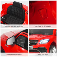 Load image into Gallery viewer, 12V Mercedes Benz GLE Licensed Kids Ride On Car -Red
