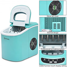 Load image into Gallery viewer, Mini Portable Compact Electric Ice Maker Machine-Green
