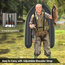 Load image into Gallery viewer, Inflatable Fishing Float Tube with Pump Storage Pockets and Fish Ruler-Green
