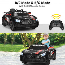 Load image into Gallery viewer, 12V Mercedes Benz AMG Licensed Kids Ride On Car-Black
