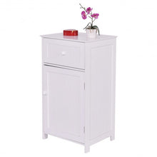 Load image into Gallery viewer, White Storage Cabinet Bathroom Organizer
