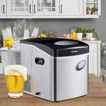 Load image into Gallery viewer, Costway Stainless Steel Ice Maker w/ 48 lbs Productivity
