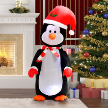 Load image into Gallery viewer, 4 ft Waterproof Inflatable Penguin Christmas Decoration
