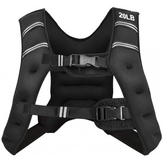 Training Adjustable Workout Weighted Vest with Mesh Bag-20 lbs