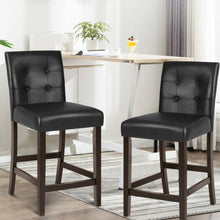 Load image into Gallery viewer, Set of 2  PVC Leather Bar Stools
