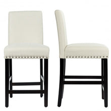 Load image into Gallery viewer, 25&#39;&#39; Kitchen Chairs w/ Rubber Wood Legs-Beige
