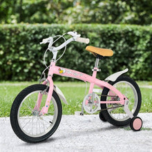 Load image into Gallery viewer, 16&quot; Outdoor Sports Kids Bicycle with Training Wheels Bell-Pink
